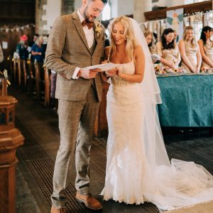 "It meant so much to us to be married in Robert’s local church and what a beautiful church it is. From the beginning of this process you were all so welcoming and accommodating. Reverend Dave has such a unique way of making you both feel at ease and part of the community. The service was beautiful and we really appreciate all the effort put in to it, it was definitely noted. Everyone else attending our special day, has come to us to tell us that they also felt his warmth and charm, and how amazing Dave was, just showing how incredible he is! Thank you both from the bottom of our hearts." Robert and Kimberley.